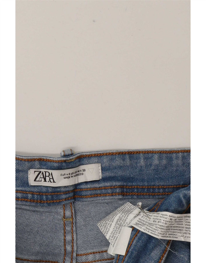 Pantaloncini di jeans da uomo Zara EU 42 Large W32 cotone blu