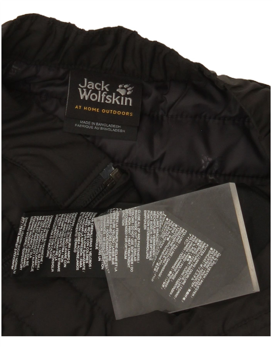 JACK WOLFSKIN Gonna a trapezio da donna isolata W34 Grande poliestere nero
