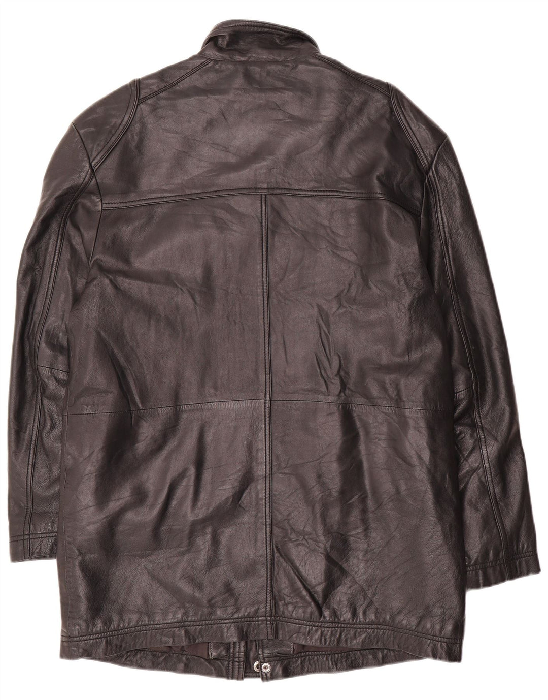 Cappotto in pelle da uomo UK 40 grande nero