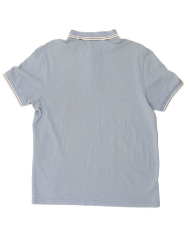 Polo da uomo Fred Perry grande in cotone blu