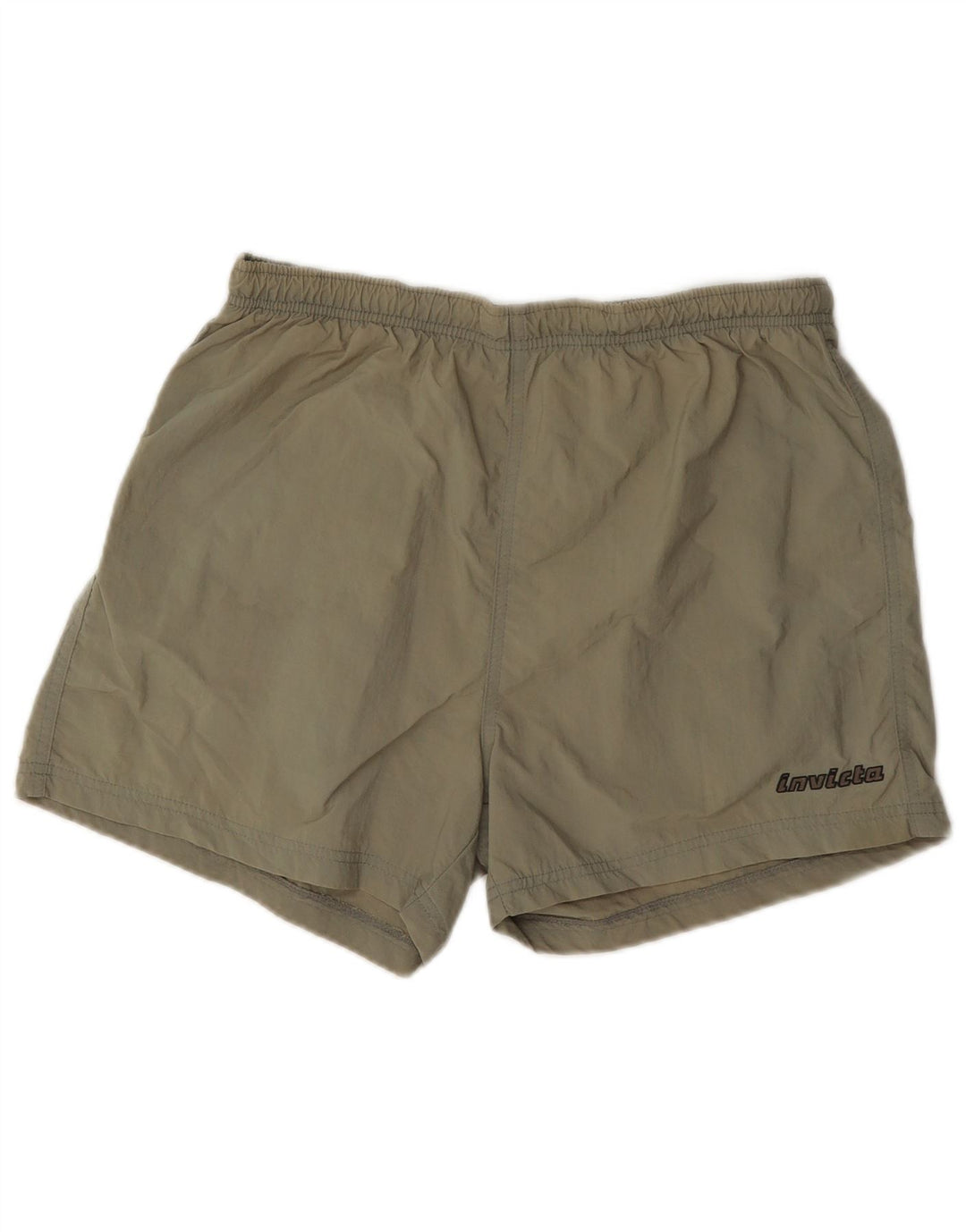 Pantaloncini da bagno da uomo Invicta medio kaki in poliammide