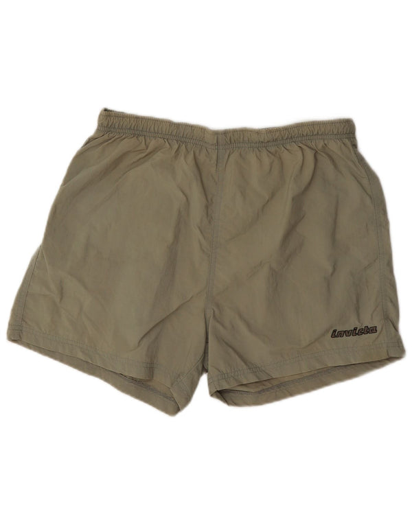Pantaloncini da bagno da uomo Invicta medio kaki in poliammide