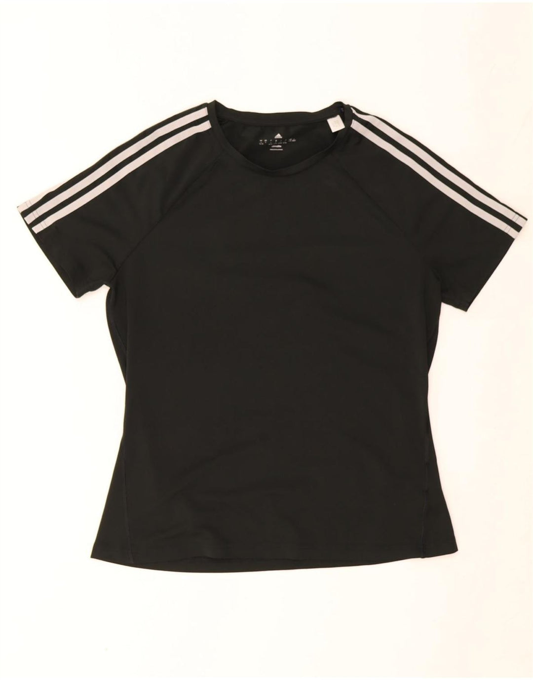 T-shirt Adidas Climalite da donna Top UK 16/18 Large Nero Poliestere