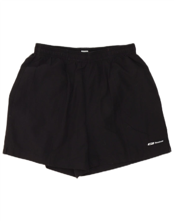 Pantaloncini sportivi Reebok da uomo medio nero in poliestere