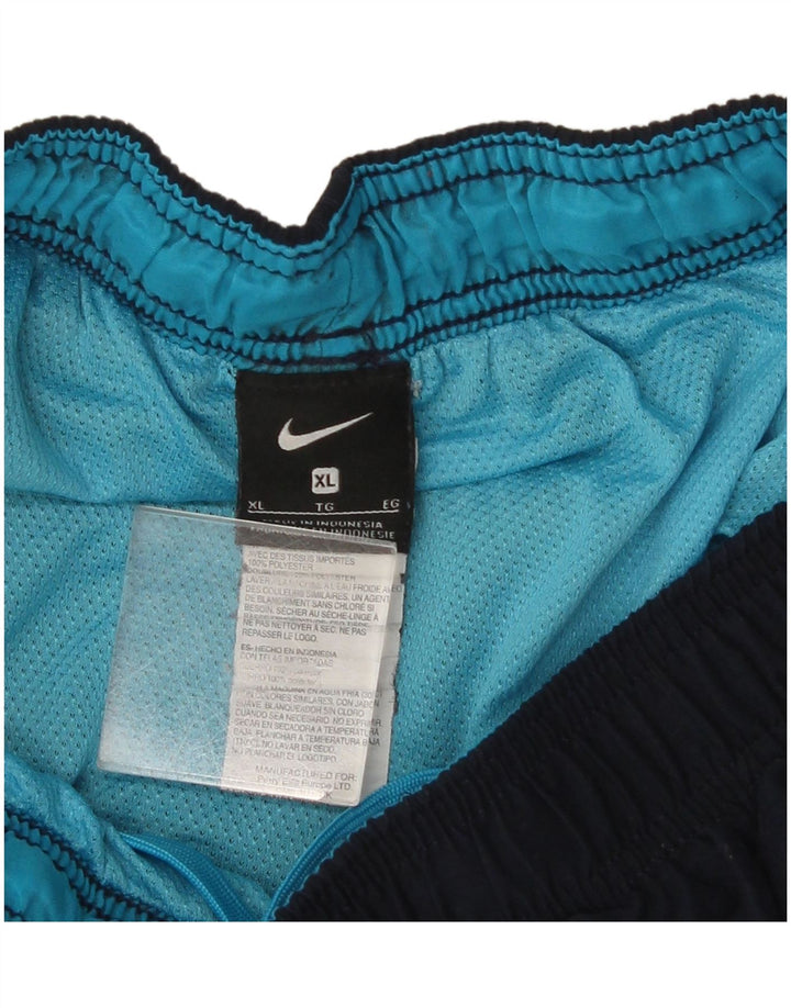 Pantaloncini sportivi Nike da ragazzo 13-14 anni XL blu navy poliestere
