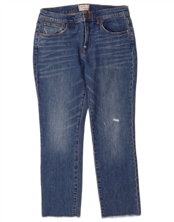 Jeans slim invecchiati Boyfriend da donna J. Crew W28 L26 Blu