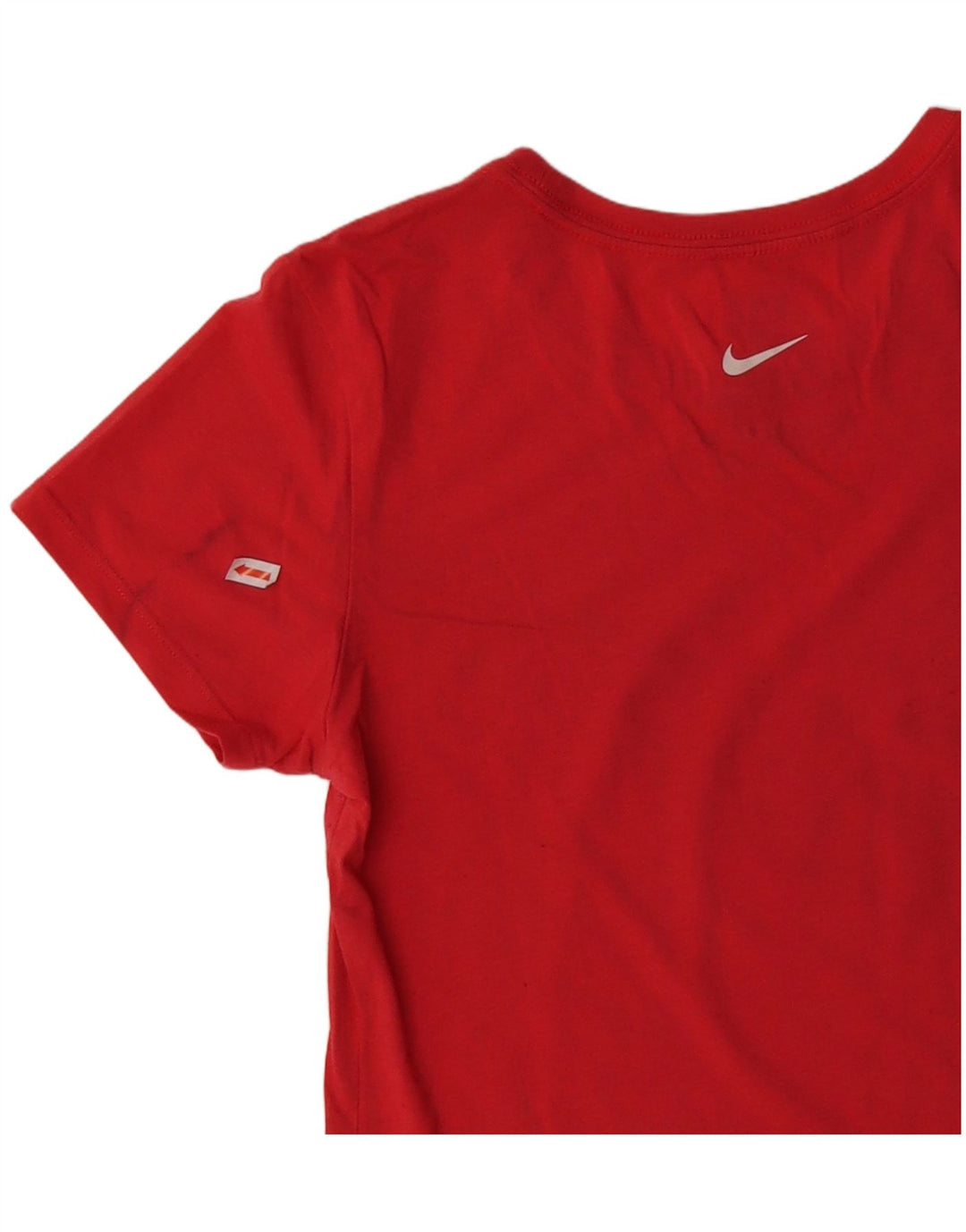 T-shirt grafica NIKE da donna slim fit UK 12 media rossa