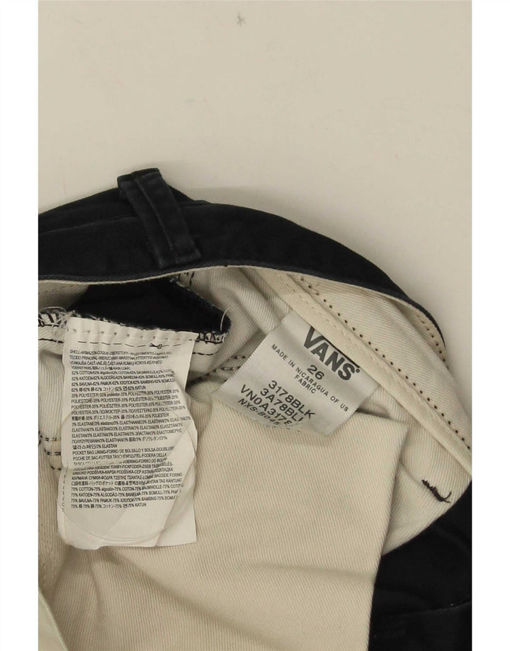 Pantaloncini chino da uomo Vans W26 XS cotone nero