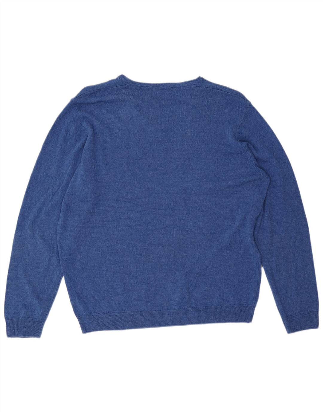 Maglione da uomo con scollo a V Marks & Spencer 2XL acrilico blu