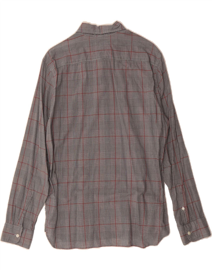 LEVI'S Mens Shirt Large Grey Check Cotton Vintage Levi's and Second-Hand Levi's from Messina Hembry 