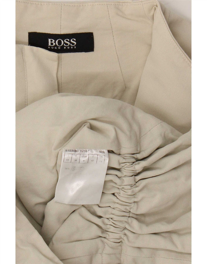 Giacca blazer da donna Hugo Boss UK 14 Lino beige medio