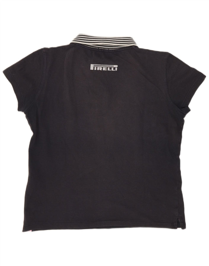 Polo da donna Pirelli UK 18 XL cotone blu navy