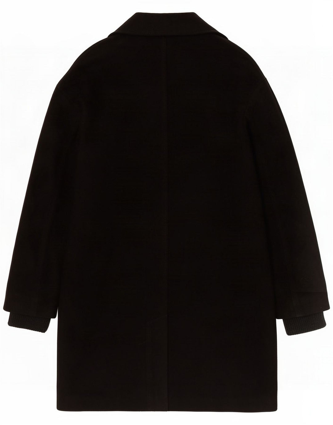 Topshop Cappotto oversize da donna UK 6 XS Nero Poliestere