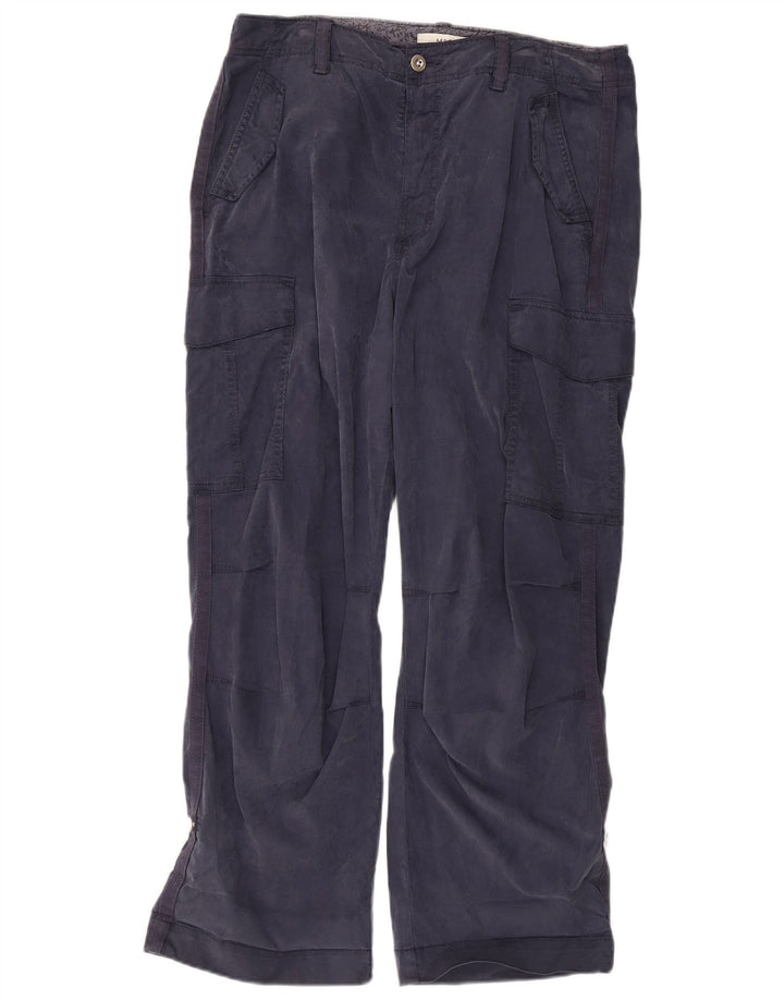 Pantaloni cargo da donna Marks & Spencer US 16 Large W34 L27 Blu Navy