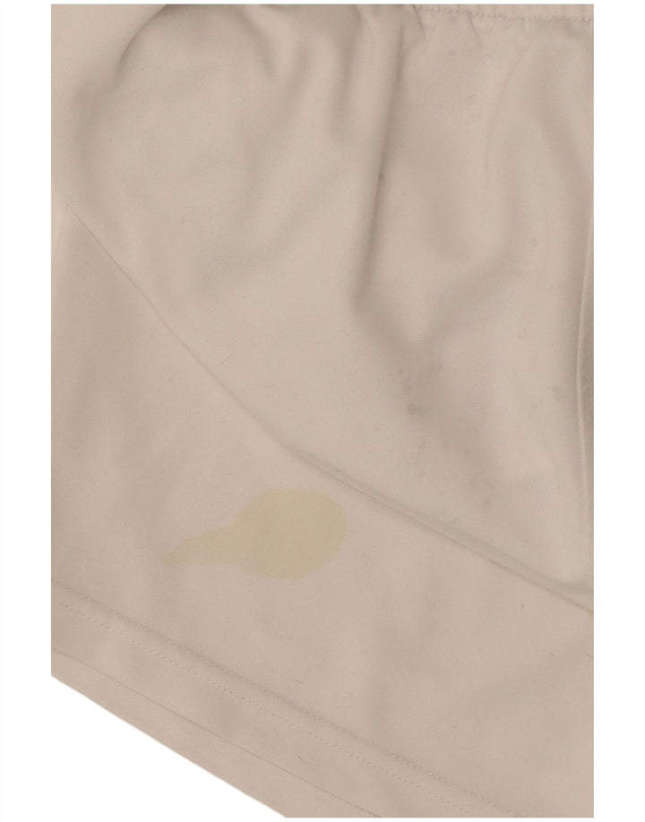 Pantaloncini sportivi da uomo Nike UK 34/36 Large Poliestere bianco