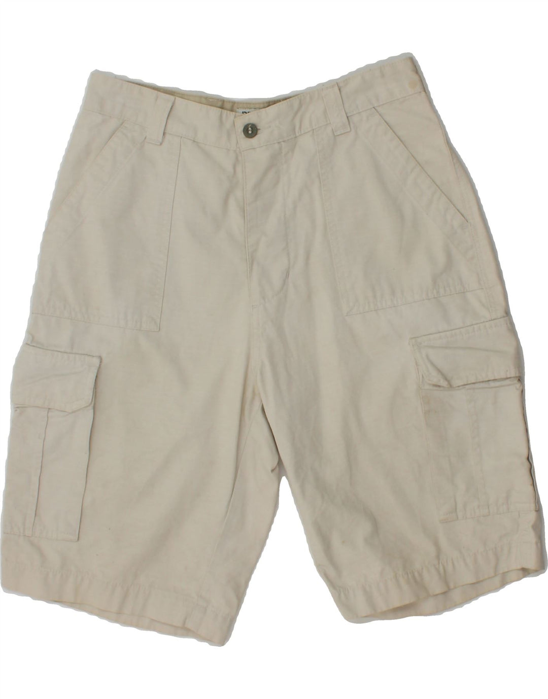 DOCKERS Mens Cargo Shorts W30 Medium White Striped Cotton Vintage Dockers and Second-Hand Dockers from Messina Hembry 