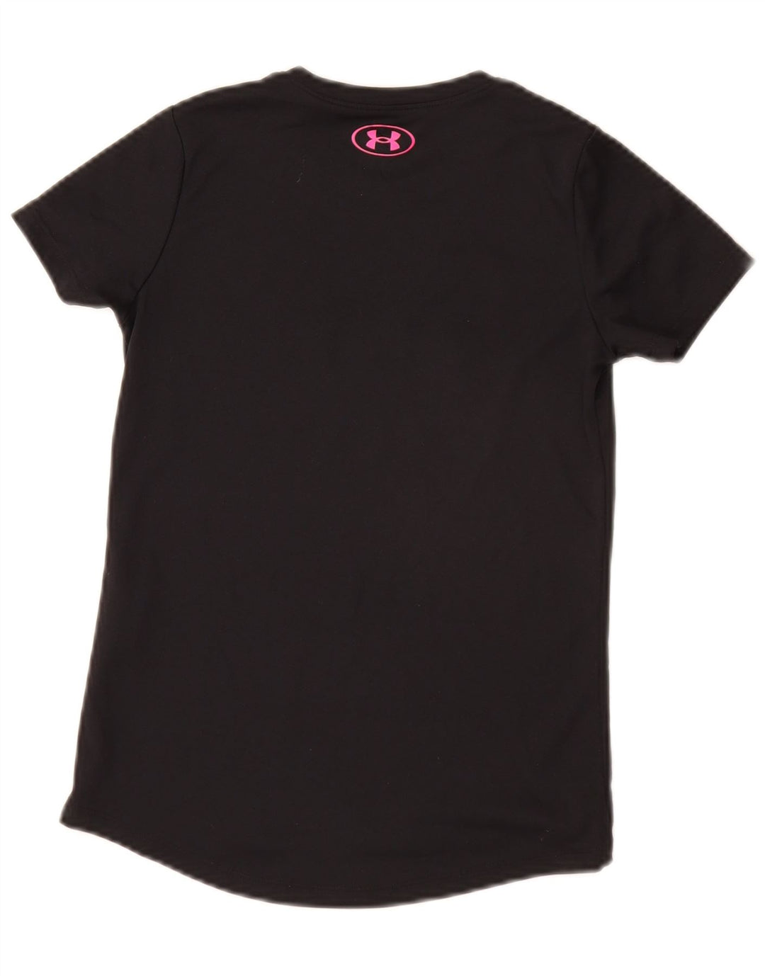 Maglietta grafica per ragazze Under Armour Top 9-10 anni poliestere nero medio