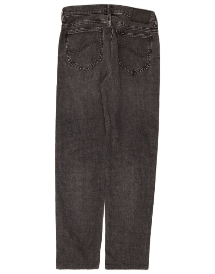 Jeans dritti da uomo Lee Rider W28 L28 cotone grigio