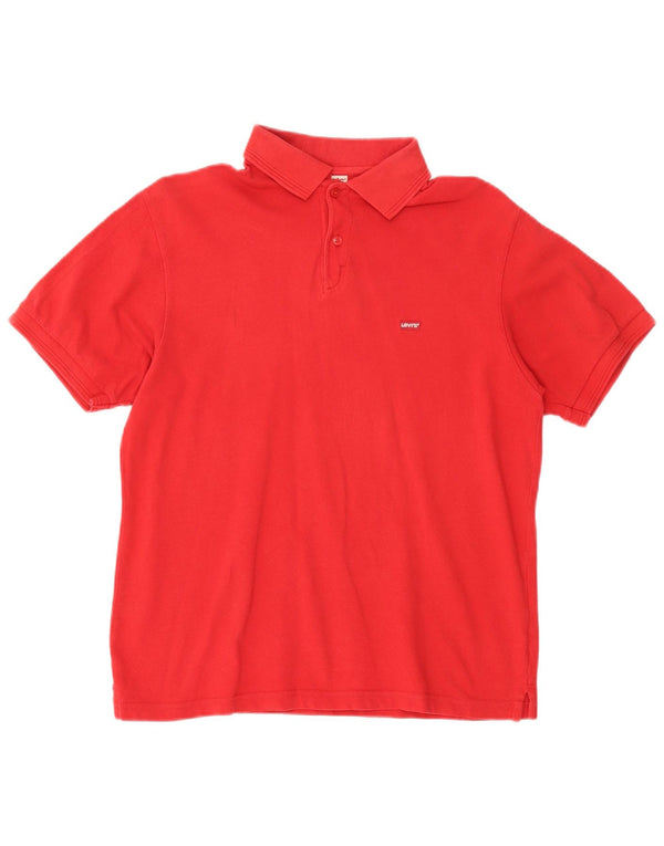 Polo Levi's da uomo di colore rosso medio
