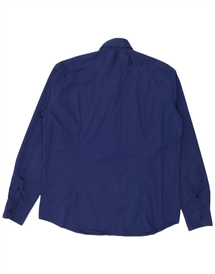Camicia Uomo Trussardi Taglia 43 17 XL Cotone Blu