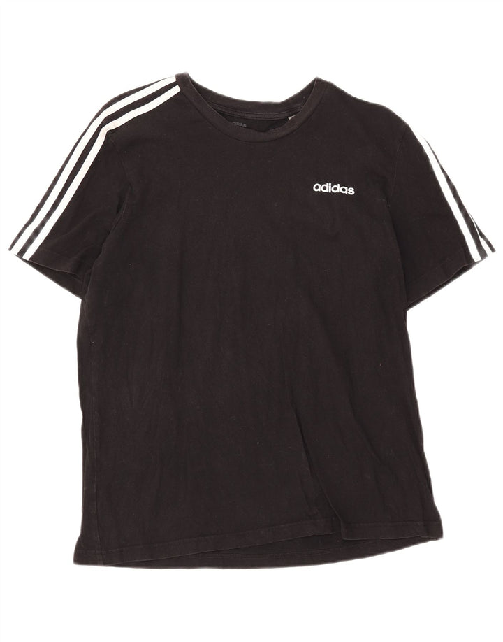 Maglietta Adidas da uomo grande nera