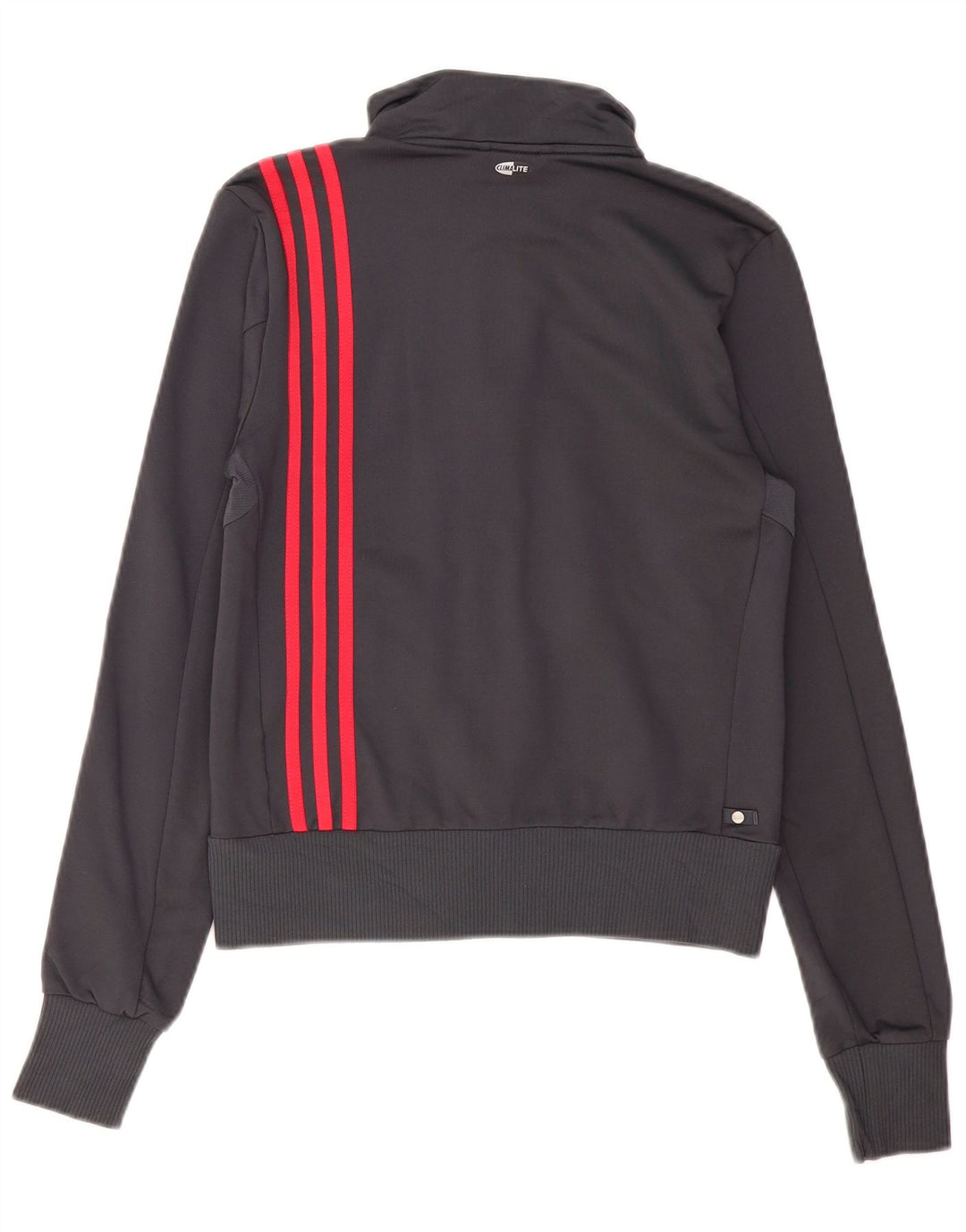 Giacca da tuta da donna ADIDAS Climalite UK 12 Poliammide grigio medio