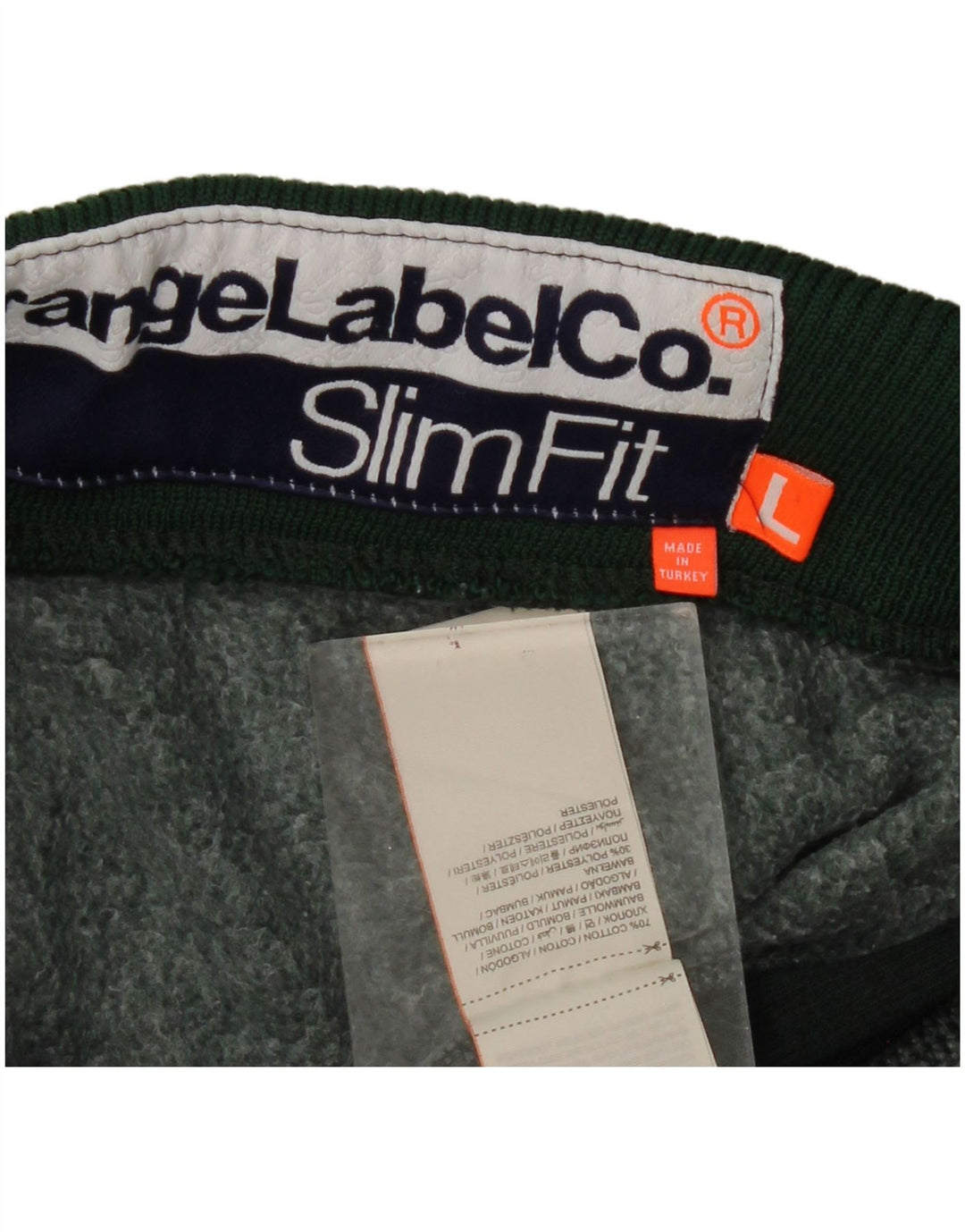 Pantaloni da tuta da uomo slim fit SUPERDRY Joggers grandi cotone kaki