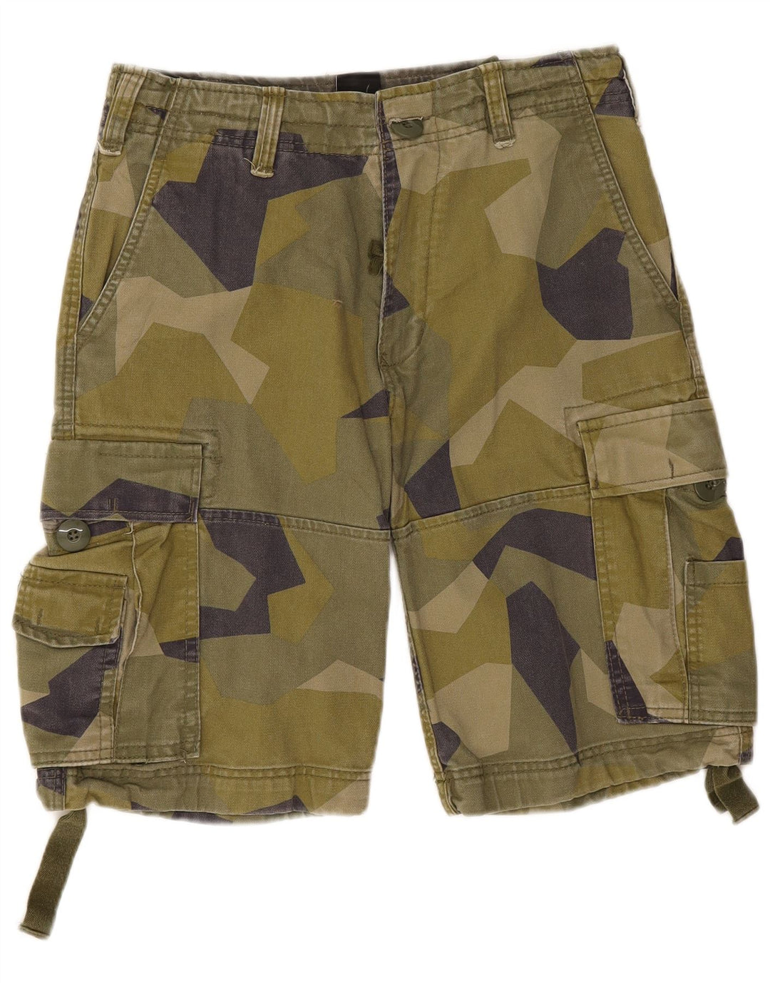Pantaloncini cargo da uomo Brandit piccoli W28 cotone mimetico kaki