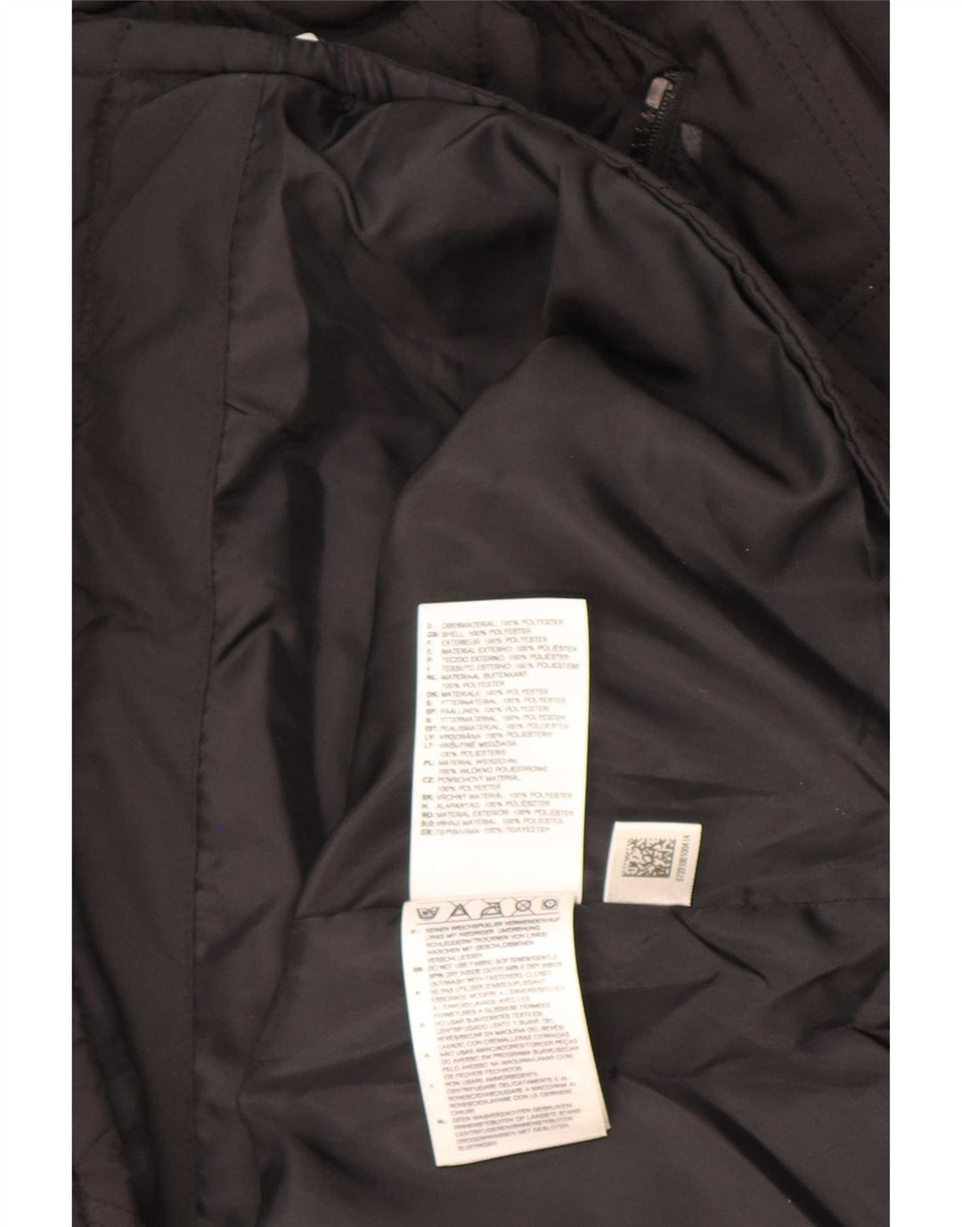 Gilet trapuntato da donna Adidas UK 20 2XL poliestere nero