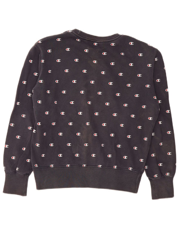 Felpa con grafica oversize da donna Champion UK 10 Small Nera