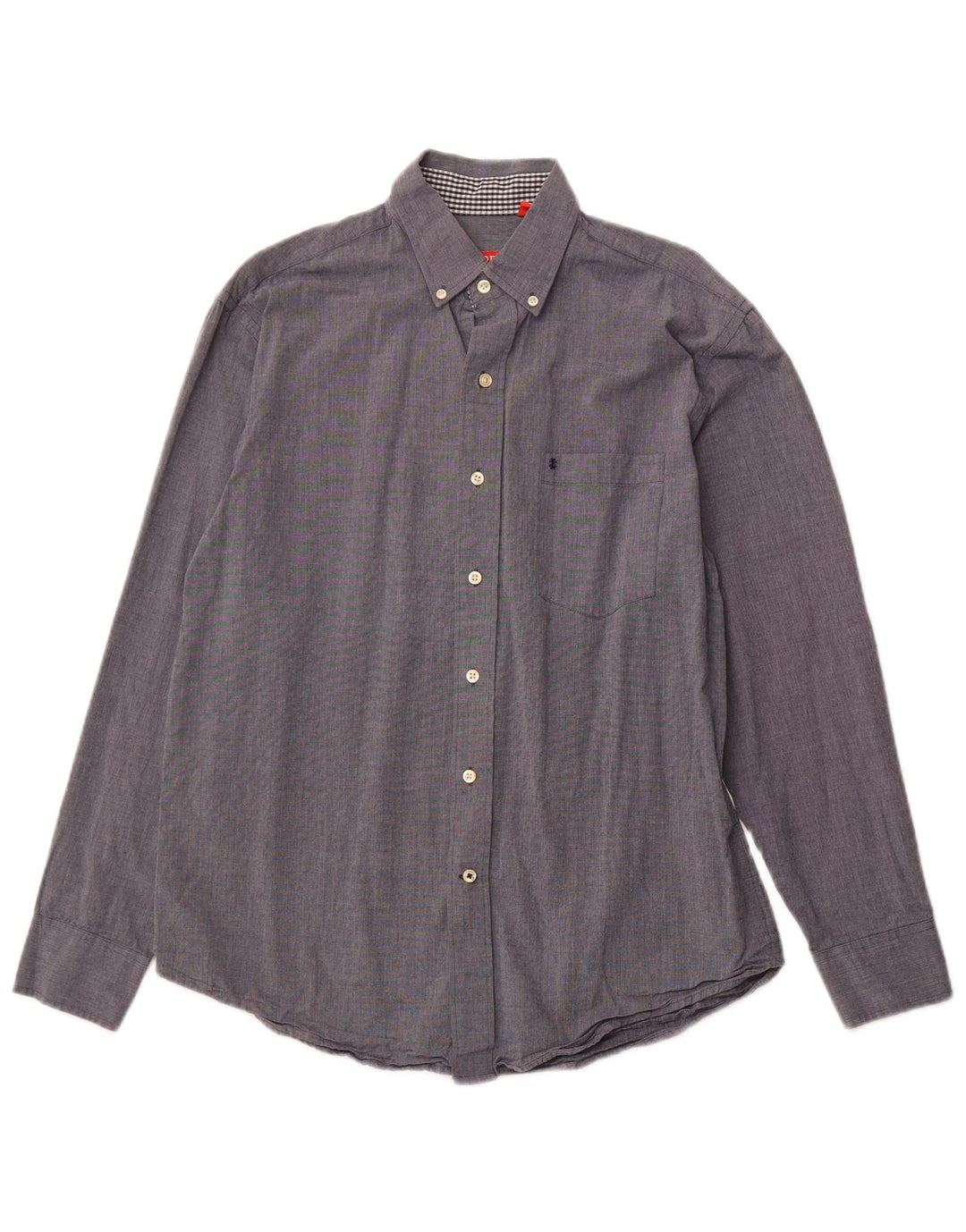 Camicia da uomo IZOD in cotone grigio medio
