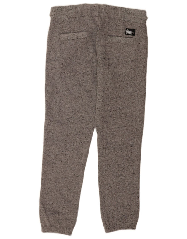Pantaloni da tuta da uomo slim fit Superdry Joggers Large in cotone chiazzato grigio