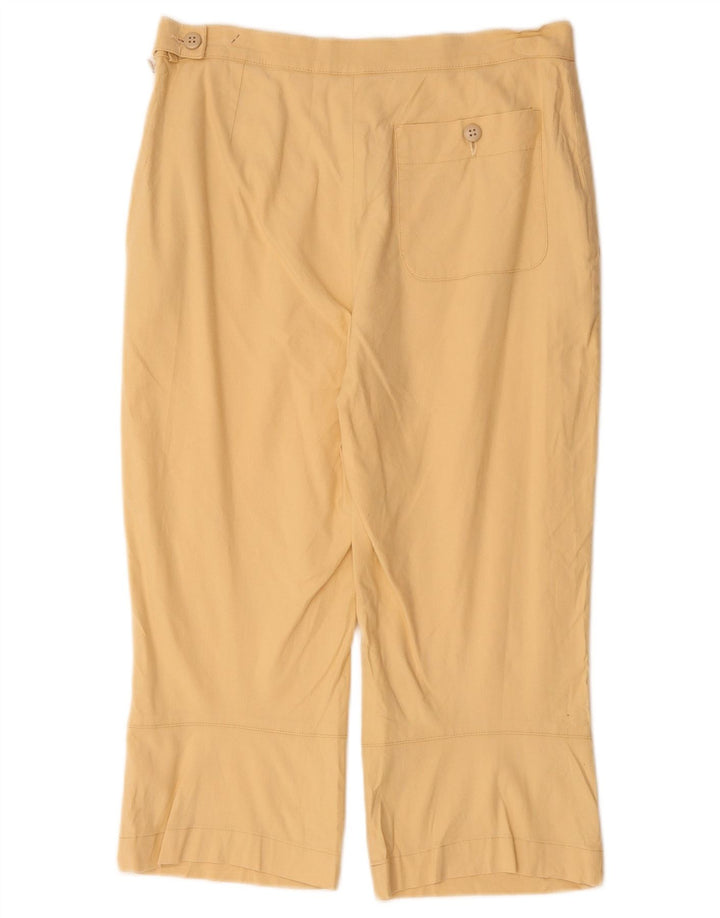 Pantaloni Capri da donna Iceberg IT 44 Medium W30 L19 Lino beige
