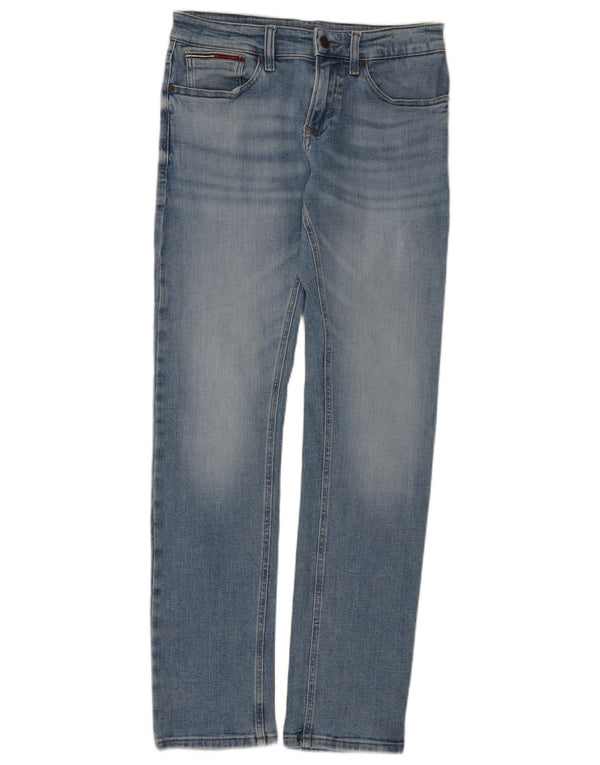 Jeans slim da uomo Tommy Hilfiger W30 L32 cotone blu