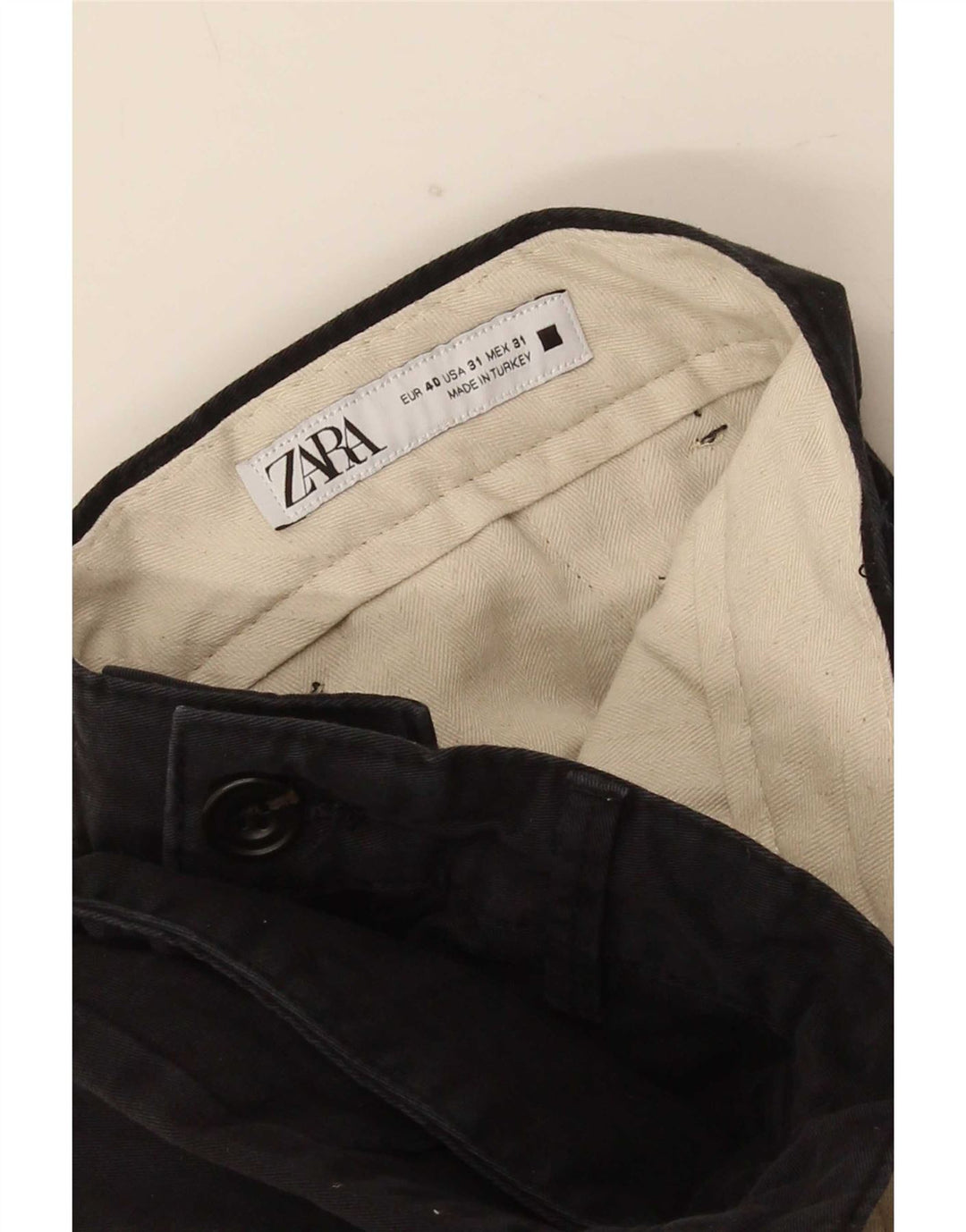 Jeans slim da uomo Zara EU 40 medio W30 L28 neri