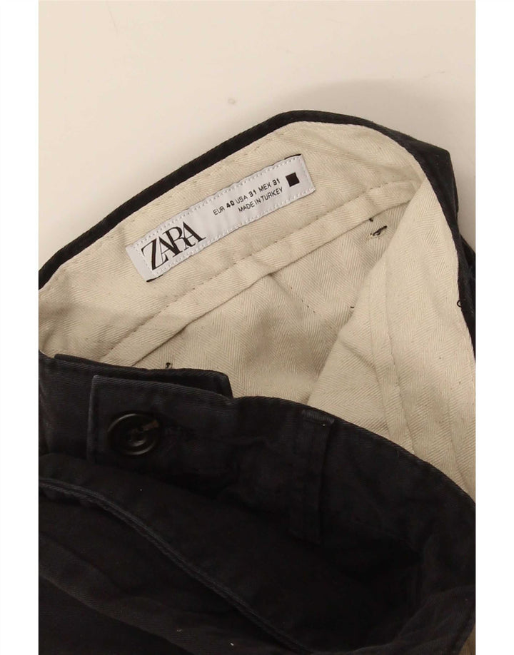 Jeans slim da uomo Zara EU 40 medio W30 L28 neri