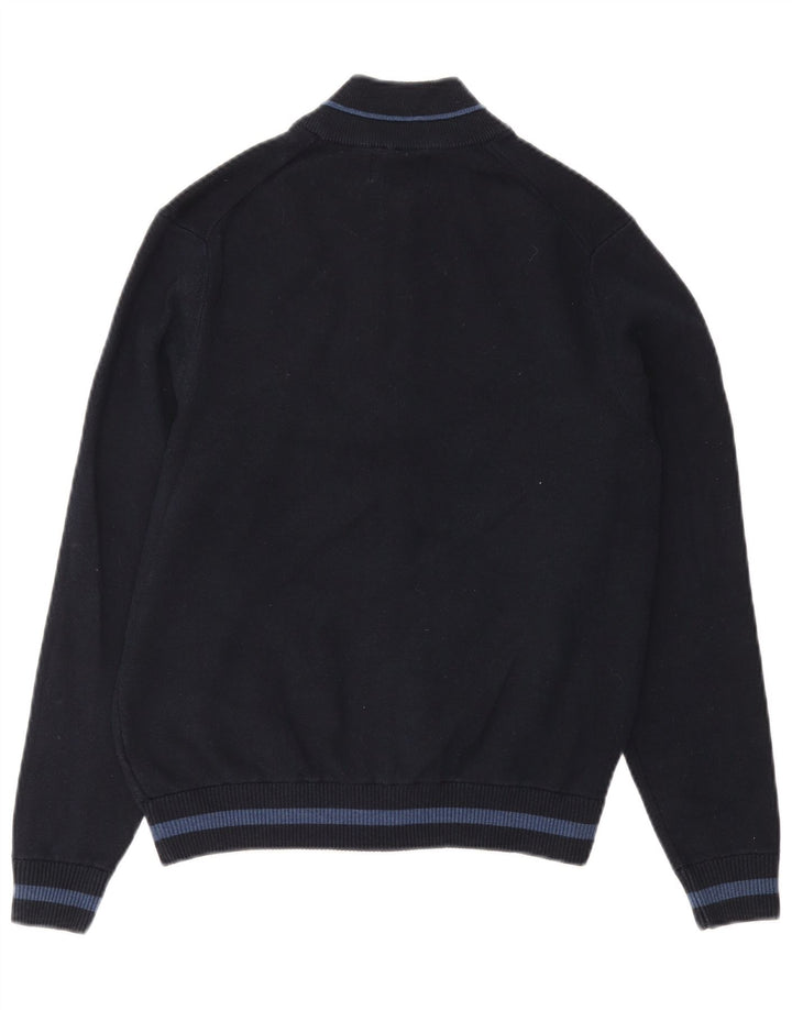 Maglione cardigan da uomo Marks & Spencer medio poliestere blu navy
