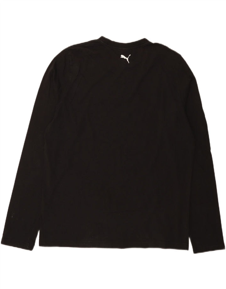 Maglia grafica da uomo Puma manica lunga XL nera