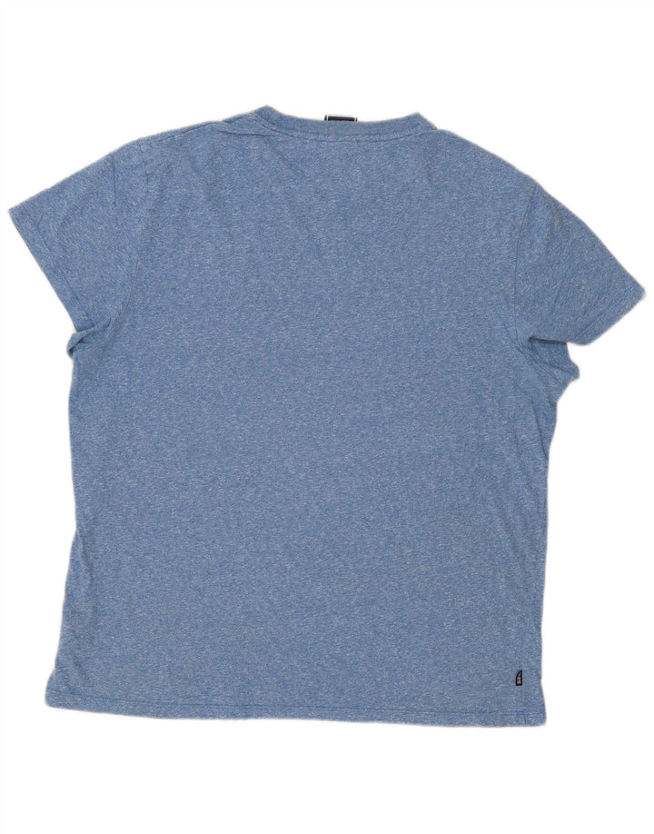 T-shirt da uomo Superdry Top 2XL cotone chiazzato blu