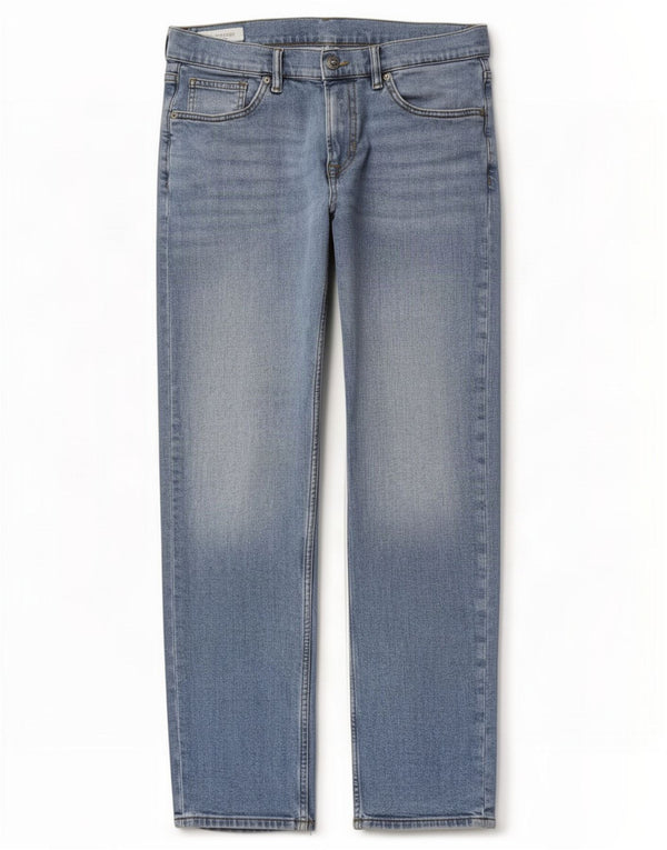 Jeans slim da uomo Zara EU 42 Large W32 L30 Blu