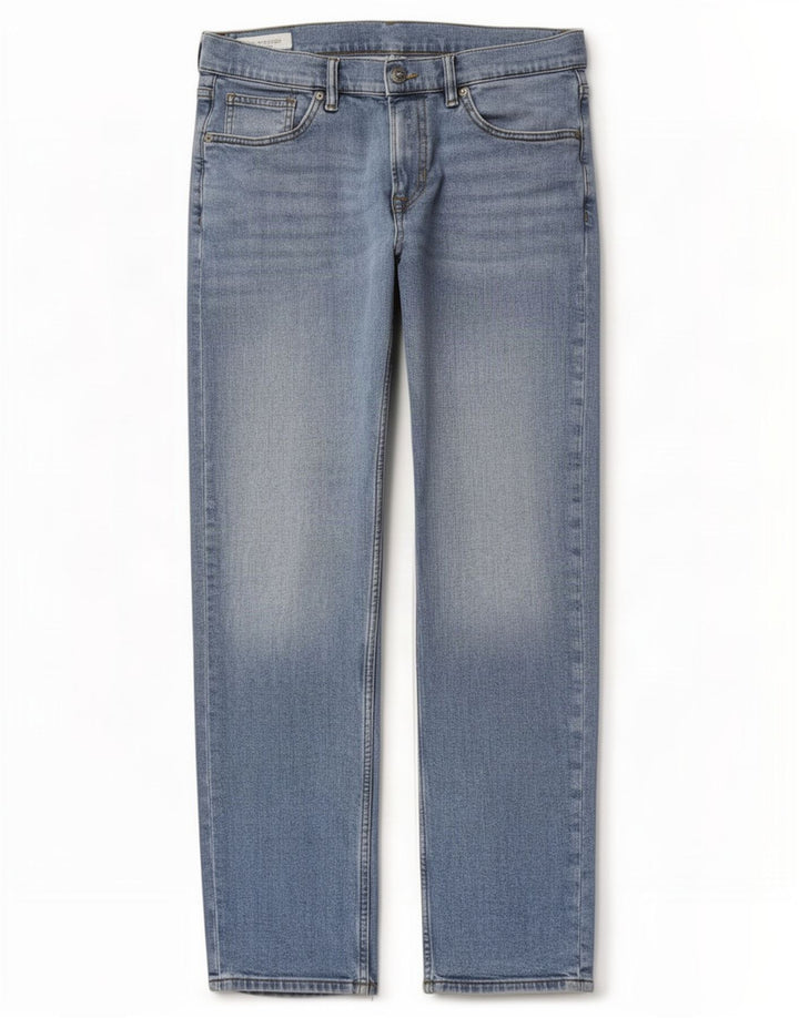 Jeans slim da uomo Zara EU 42 Large W32 L30 Blu