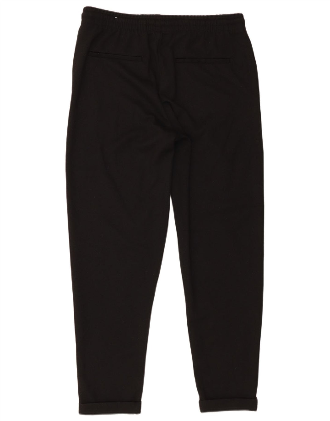Pantaloni casual affusolati da donna Zara grandi W32 L28 poliestere nero