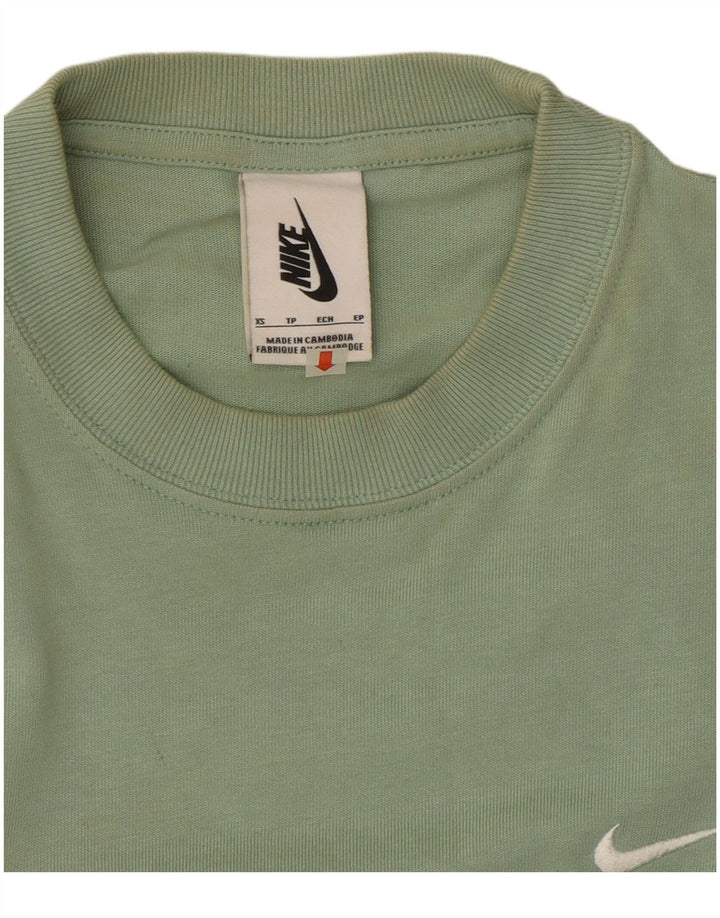 T-shirt da uomo Nike Top XS verde in cotone