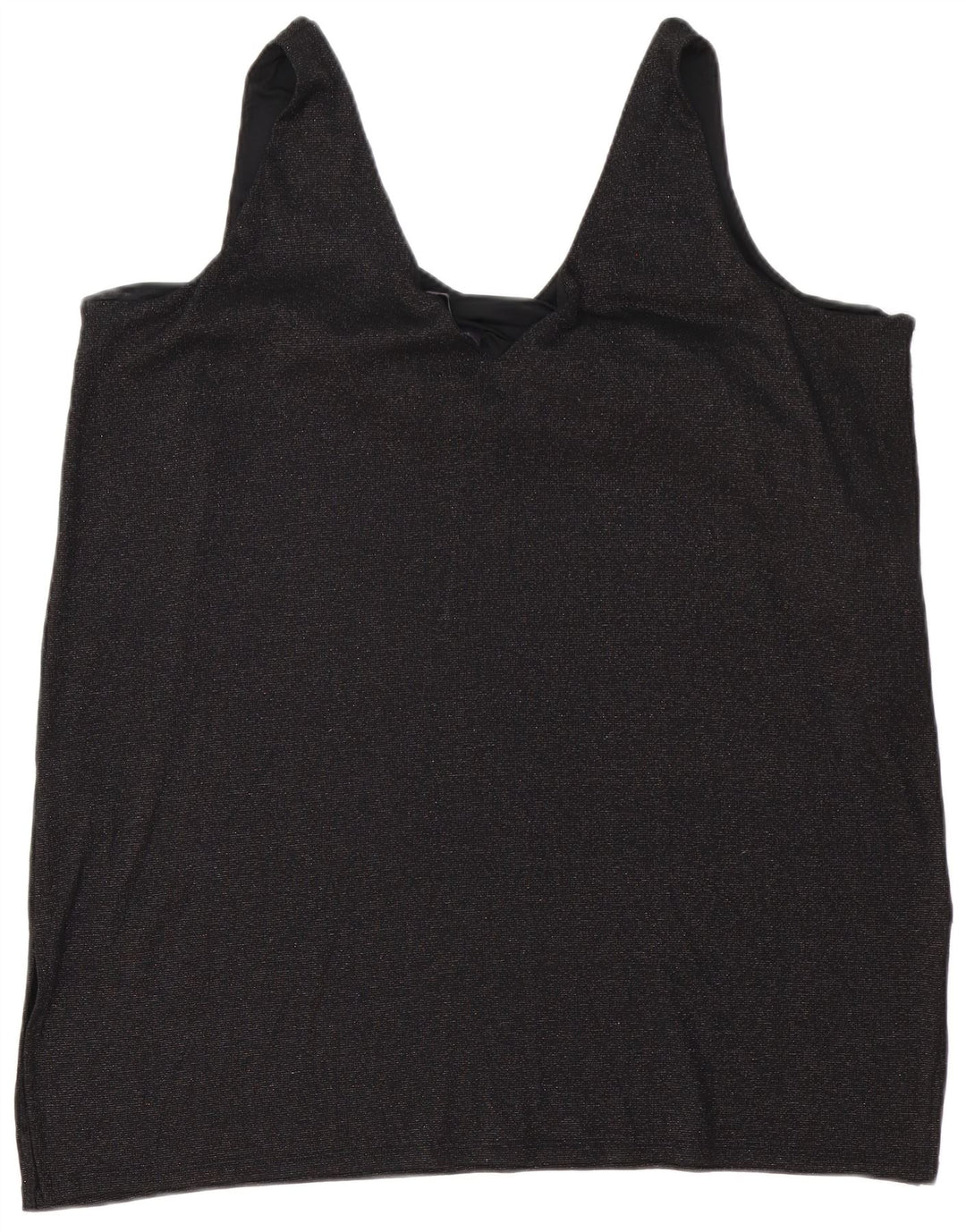 Abito a tunica senza maniche da donna Marks & Spencer UK 24 4XL Poliestere nero