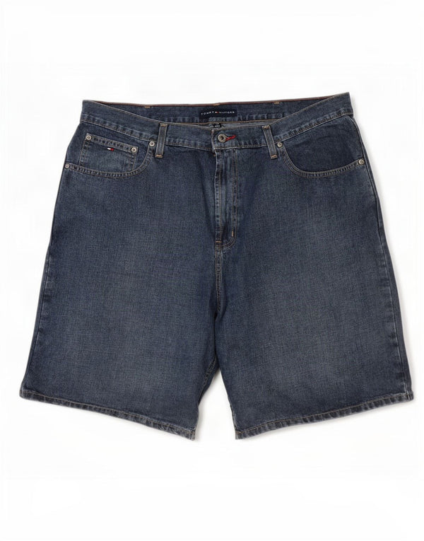 Pantaloncini di jeans da uomo Tommy Hilfiger W40 XL cotone blu
