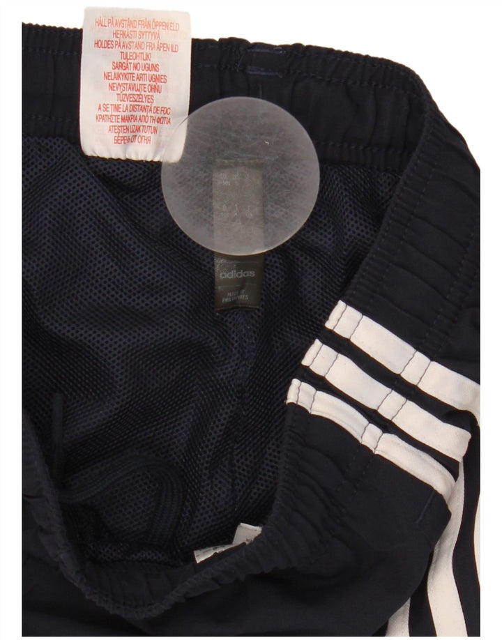 Pantaloncini sportivi Adidas da ragazzo 9-10 anni in poliestere blu navy