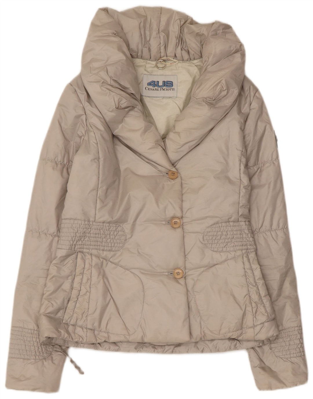 Piumino Donna CESARE PACIOTTI 4US IT 42 Grigio Medio Poliammide