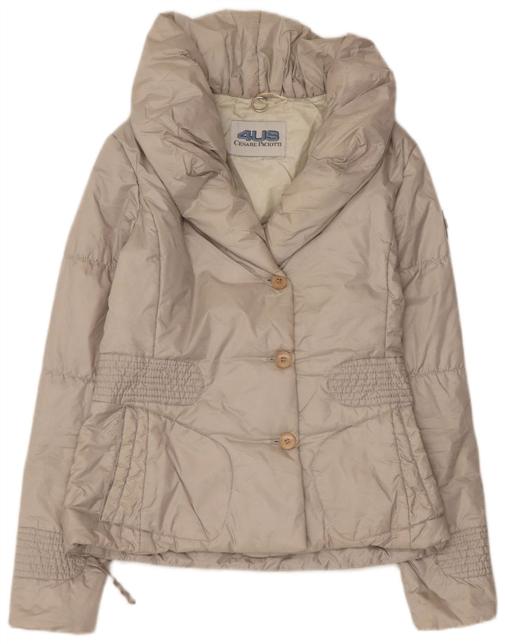 Piumino Donna CESARE PACIOTTI 4US IT 42 Grigio Medio Poliammide