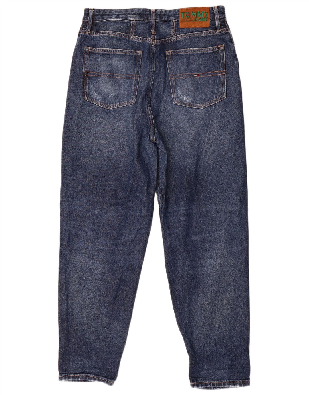 Jeans affusolati a vita alta affusolati da donna Tommy Hilfiger W29 L27 Blu