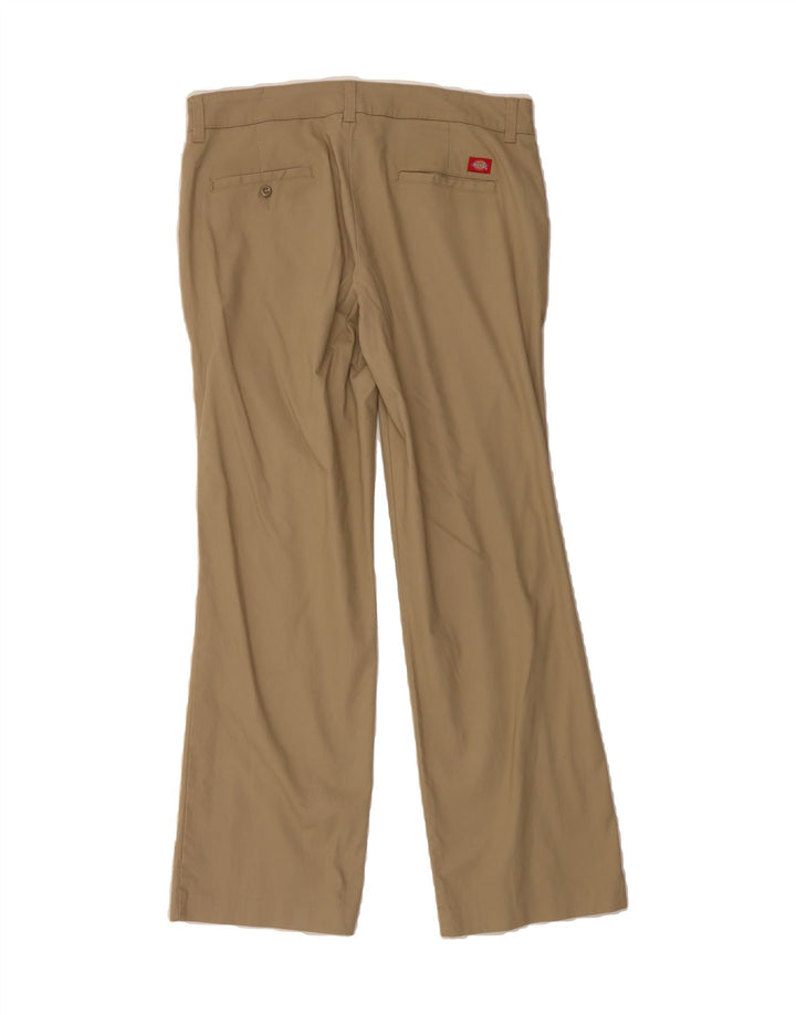 DICKIES Womens Bootcut Chino Trousers W32 L30 Beige Vintage Dickies and Second-Hand Dickies from Messina Hembry 